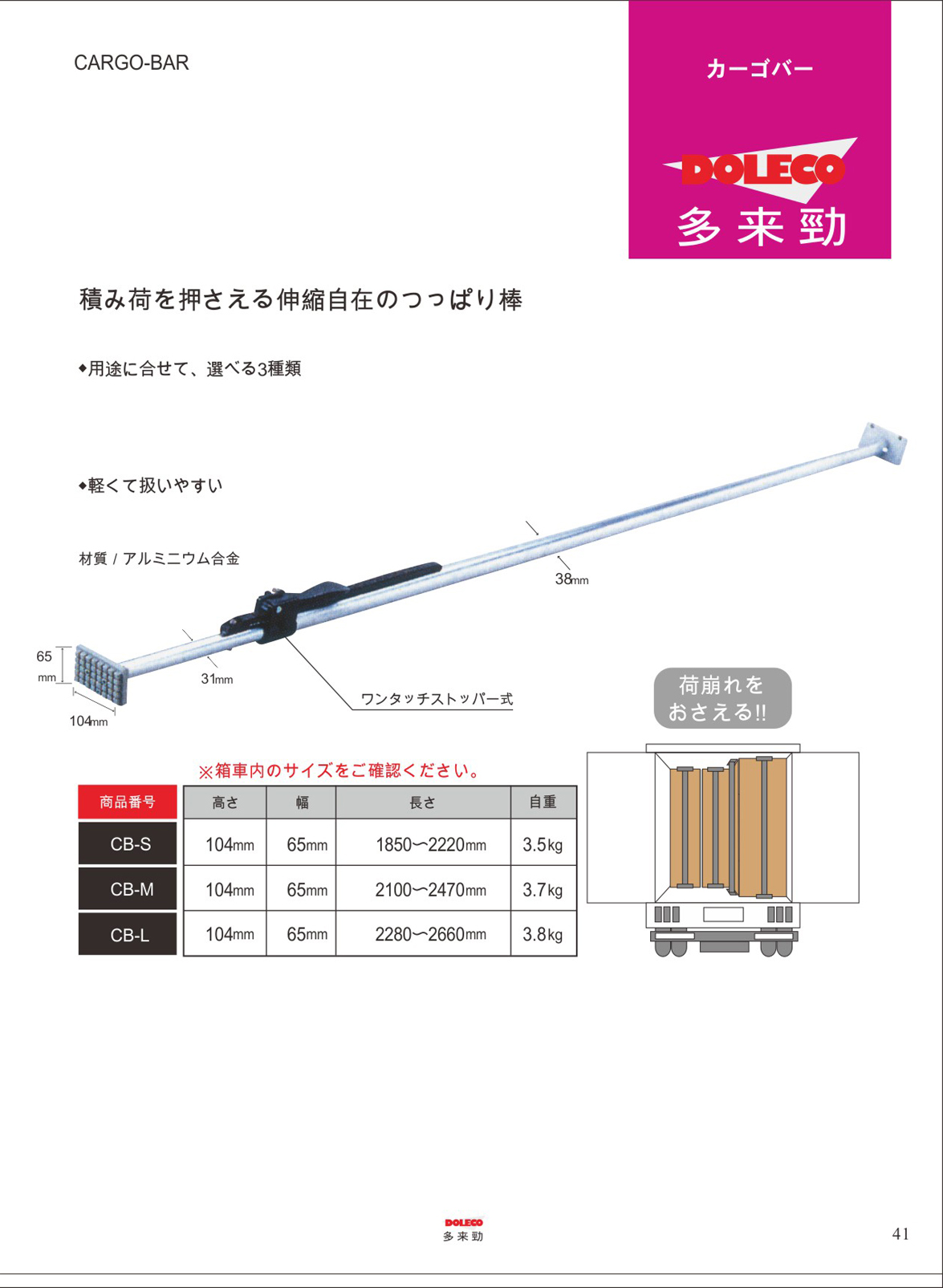 高強度固定レバー