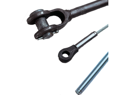 ワイヤーロープスリング・リギングのトップ/テール接続タイプ