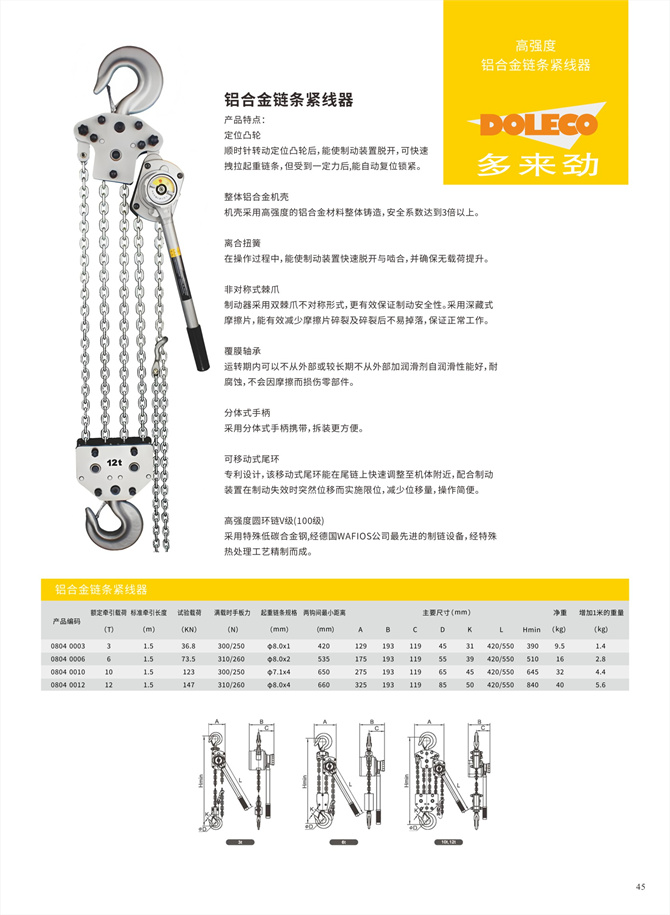 チェーン及びワイヤロープのワイヤグリップ、牽引装置