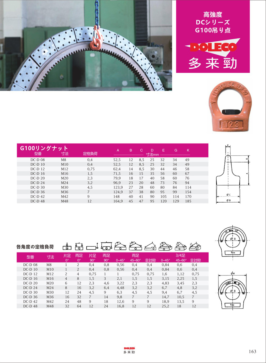 100級スイベルフック